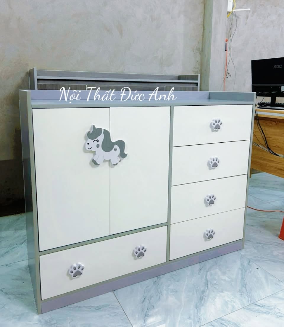Thumbnail góc 2: Tủ Quần Áo Trẻ Em Nhựa Ecoplast Đa Năng Cao Cấp Đức Anh